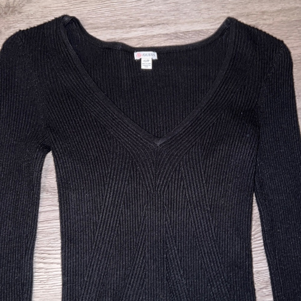 Guess brand perfect fit v-neck sweater.